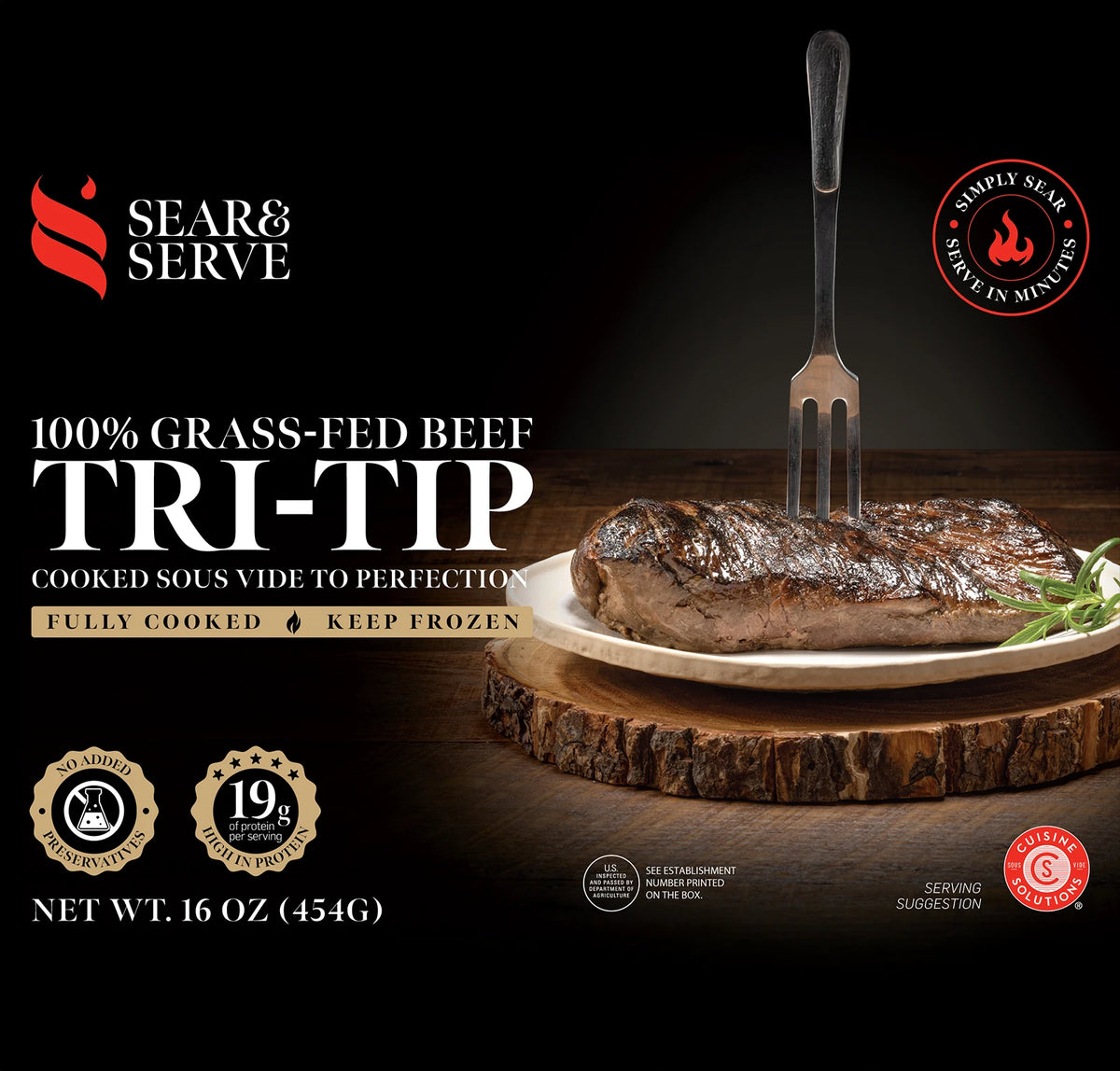 100% Grass-Fed Beef Tri-Tip